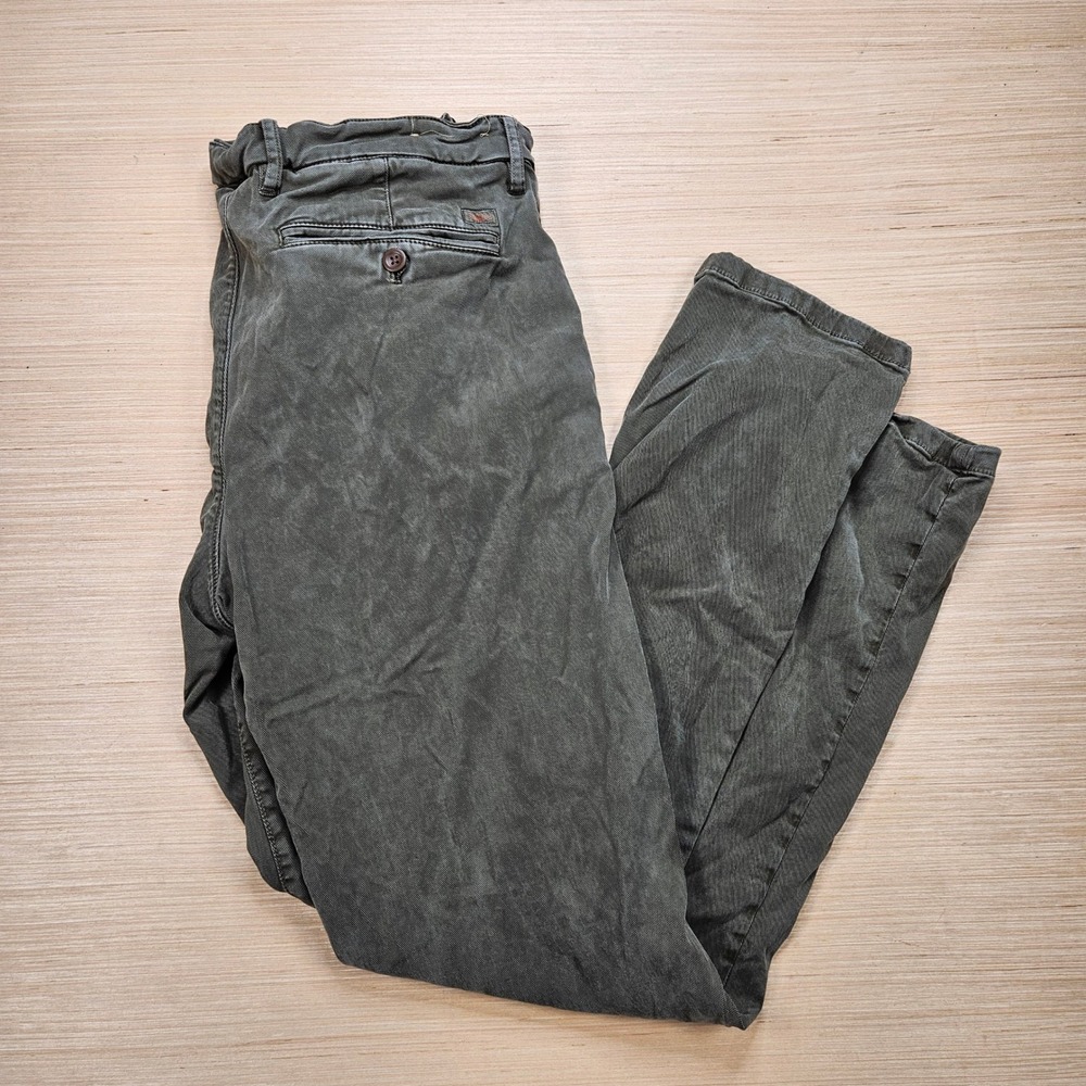 Faherty Coastline Premium Chino Men 33x32 Fit 33x31 Gray Tailored Fit 2432-OVN